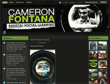 Tablet Screenshot of cameronfontana.com